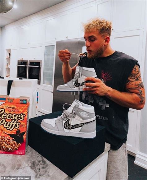 jake paul dior shoes|Jake Paul destroys a $20k Dior SHOES .